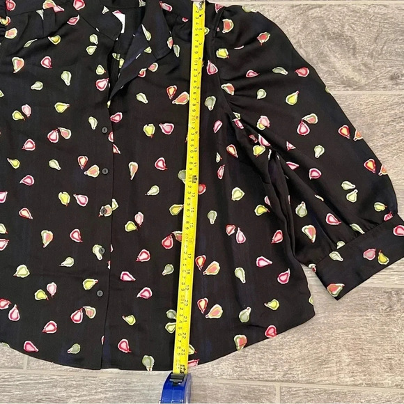 NWT Nic + Zoe Party Pears Button-Front Top (1X) - Picture 12 of 12